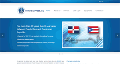 Desktop Screenshot of marinexpressinc.com
