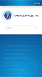 Mobile Screenshot of marinexpressinc.com